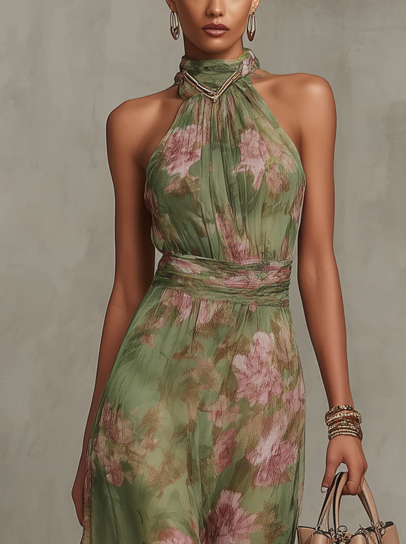Vestido con estampado floral